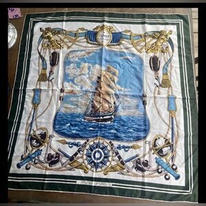 Rhodia The Clipper Rodin Paris Scarf 100% Acetate